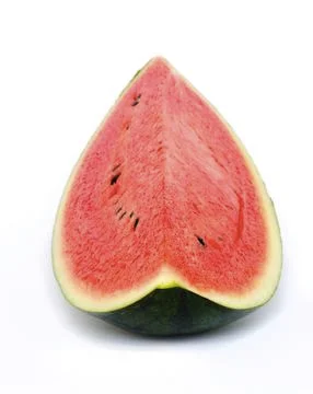 Watermelon isolated on a white background Stock Photos
