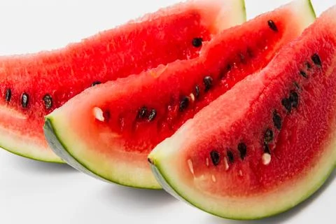 Watermelon isolated on white background Stock Photos