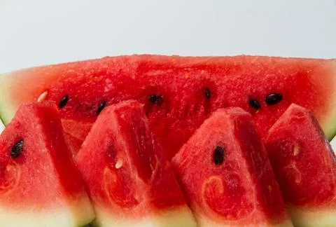 Watermelon isolated on white background Stock Photos