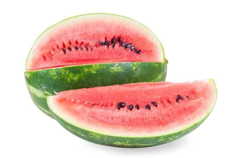 Watermelon isolated on white background 스톡 사진