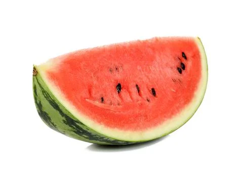 Watermelon isolated on the white background Stock Photos