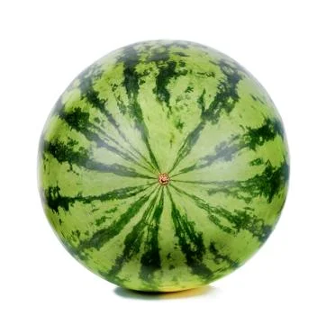 Watermelon isolated on the white background Stock Photos