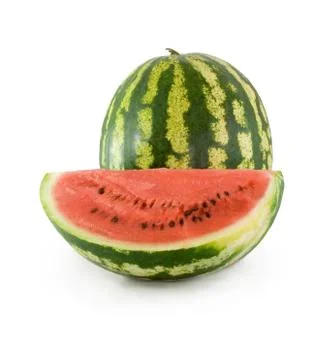 Watermelon isolated on white background Foto stock