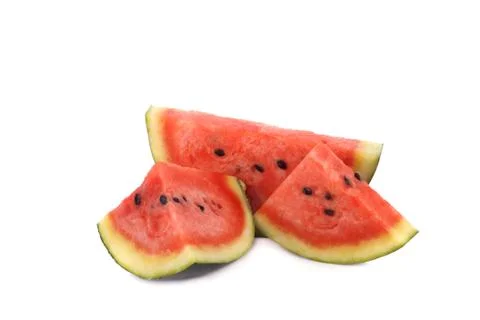 Watermelon isolated on white background Stock Photos