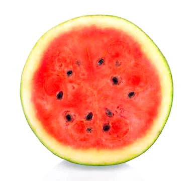 Watermelon isolated on white background Stock Photos