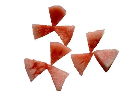 Watermelon isolated on white background Stock Photos