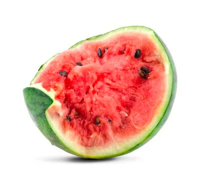 Watermelon an isolated on white background Stock-Fotos