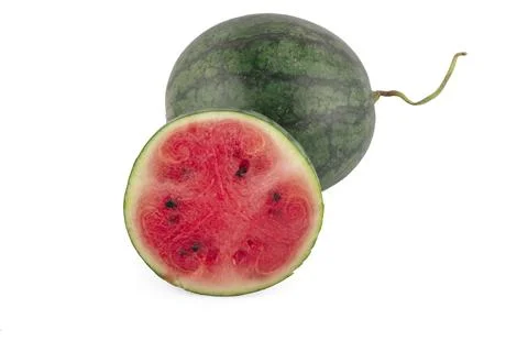 Watermelon isolated on white background Stock Photos