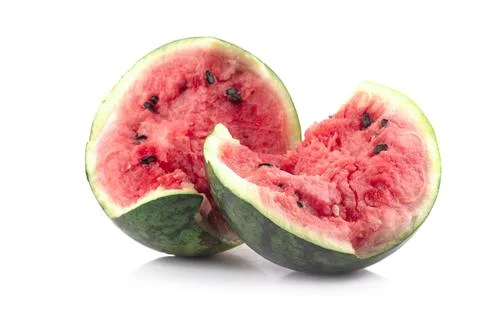 Watermelon isolated on white background Stock Photos