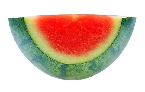Watermelon isolated on white background Stock Photos