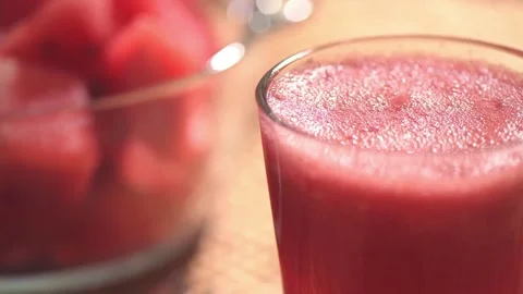 Watermelon juice 库存影片 168602471