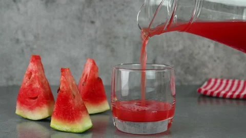 Watermelon Juice Stock Footage 238073712