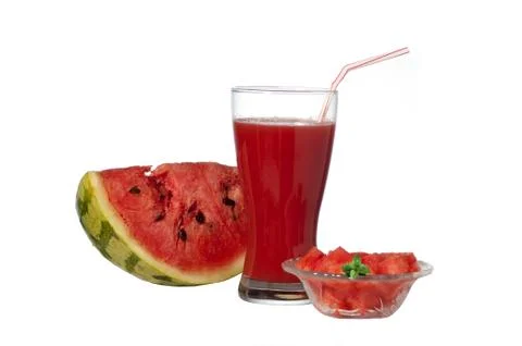 Watermelon juice Stock Photos