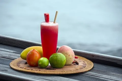 Watermelon juice. Foto stock