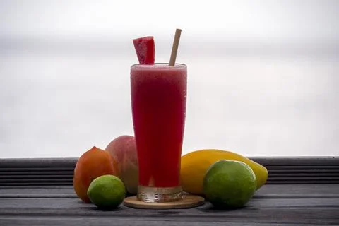 Watermelon juice. Foto stock