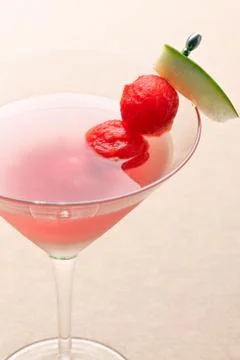 Watermelon martini Foto stock