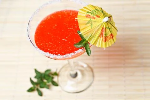 Watermelon martini Stock Photos