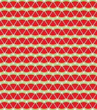 Watermelon pattern design Stock Illustration