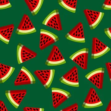 Watermelon pattern Stock Illustration
