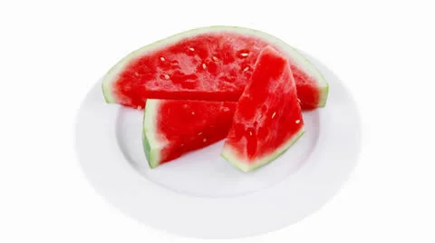 Watermelon pieces Vídeos de archivo 25112859