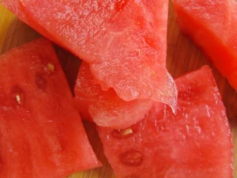 Watermelon pieces. Stock-Fotos
