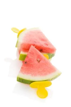 Watermelon popsicle Stock Photos