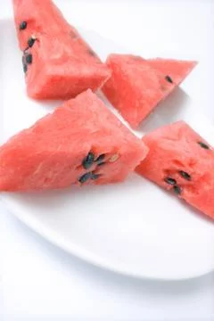 Watermelon portion Foto stock