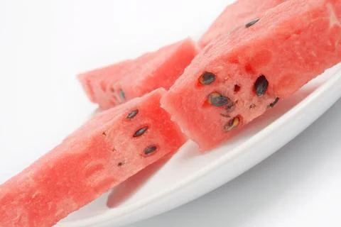 Watermelon portion Foto stock