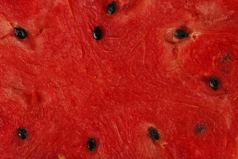 Watermelon pulp with seeds 스톡 사진
