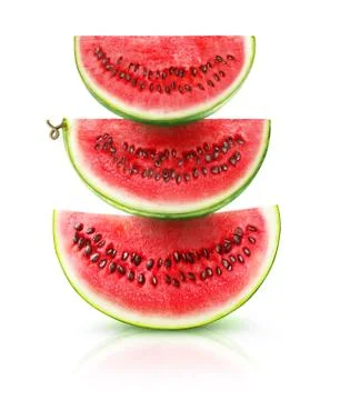 Watermelon pyramid Stock Photos