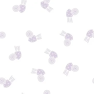 Watermelon radish glyph vector seamless pattern 스톡 일러스트