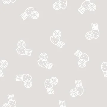 Watermelon radish line vector seamless pattern 스톡 일러스트