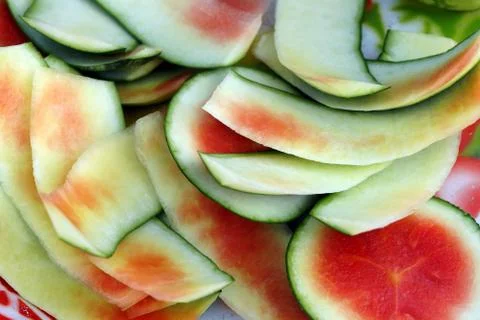 Watermelon Rinds texture Stock Photos