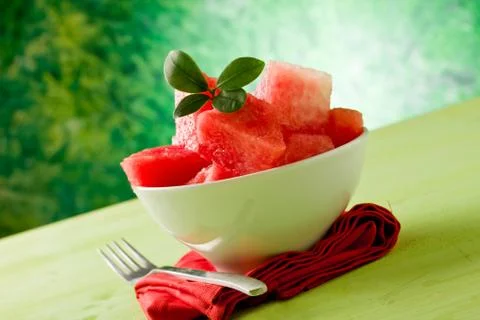 Watermelon salad Foto stock