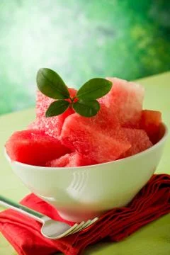 Watermelon salad Foto stock