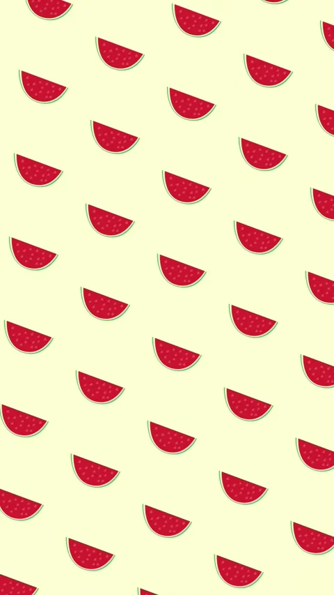 Watermelon Seamless Pattern Background Animation Video stock 346568114