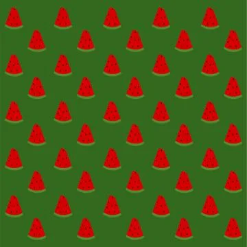 Watermelon seamless pattern background.Colorful wallpaper vector illustration Illustrazione stock