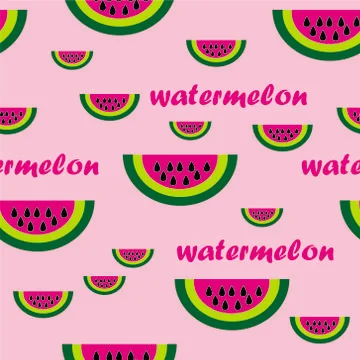 Watermelon seamless pattern イラスト素材