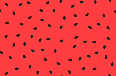 Watermelon seed red pattern texture background. Fruit seed pattern healthy 库存插图