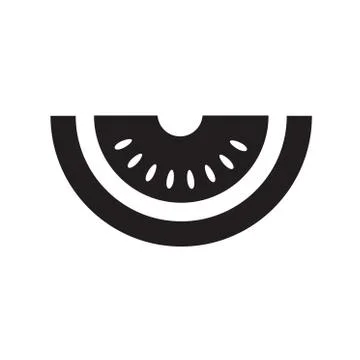 Watermelon slice icon Stock Illustration