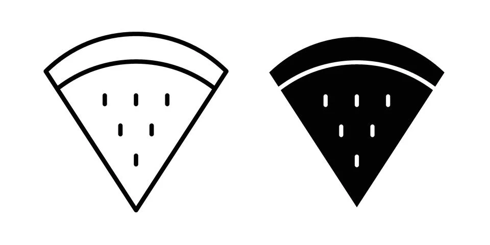 Watermelon slice icon for web projects イラスト素材