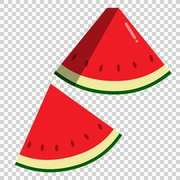 Watermelon slice refreshing summer fruit cooling off 스톡 일러스트