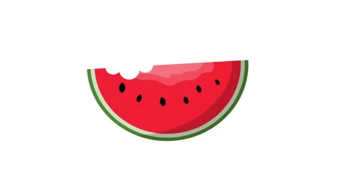 WATERMELON SLICE RENDER Stock Footage 242340845