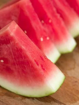 Watermelon slices Stock Photos