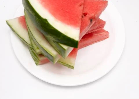 Watermelon slices Stock Photos