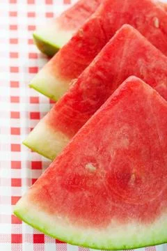 Watermelon slices Stock Photos