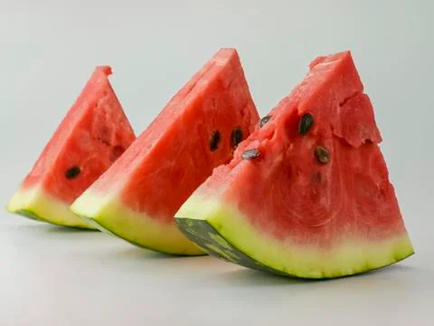 Watermelon slices Stock Photos