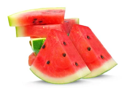 Watermelon slices Stock Photos