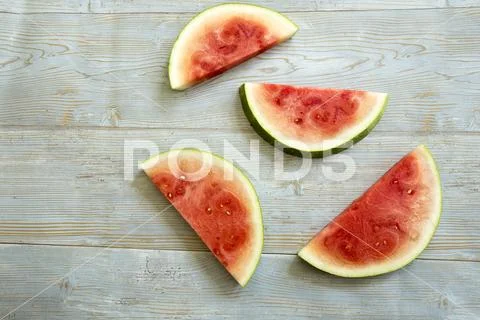 Watermelon slices Stock Photos