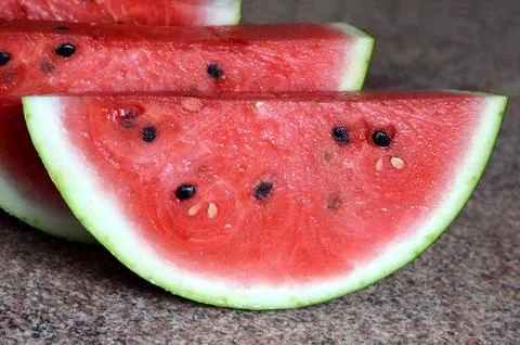 Watermelon slices Stock Photos